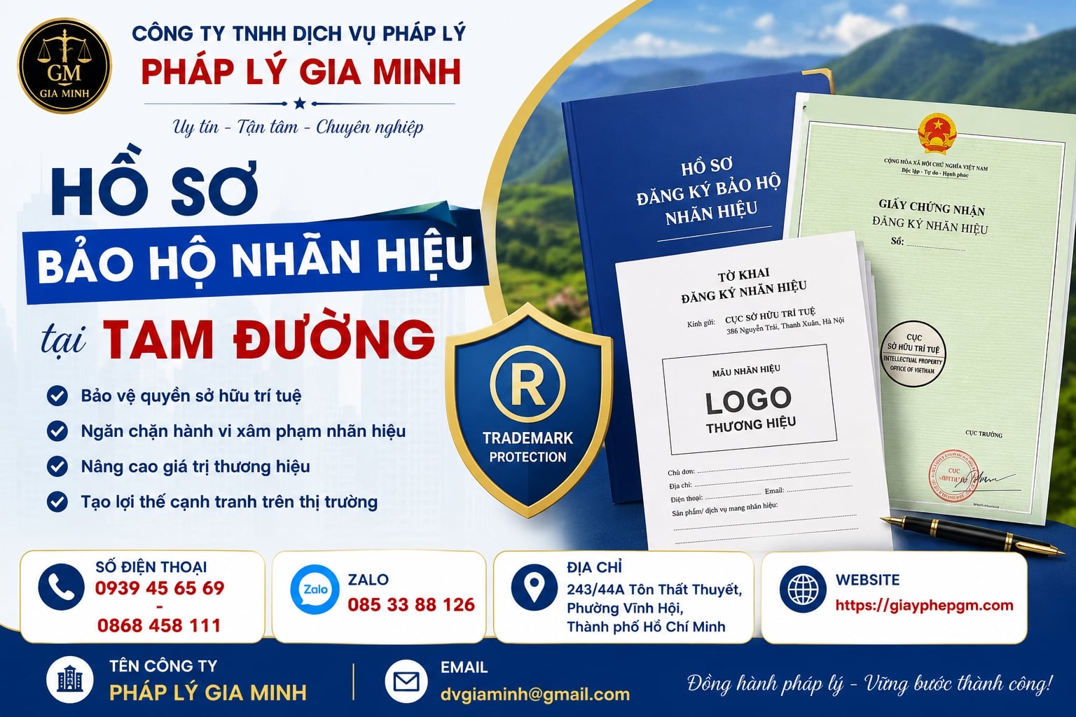 Hồ sơ bảo hộ nhãn hiệu tại Tam Đường
