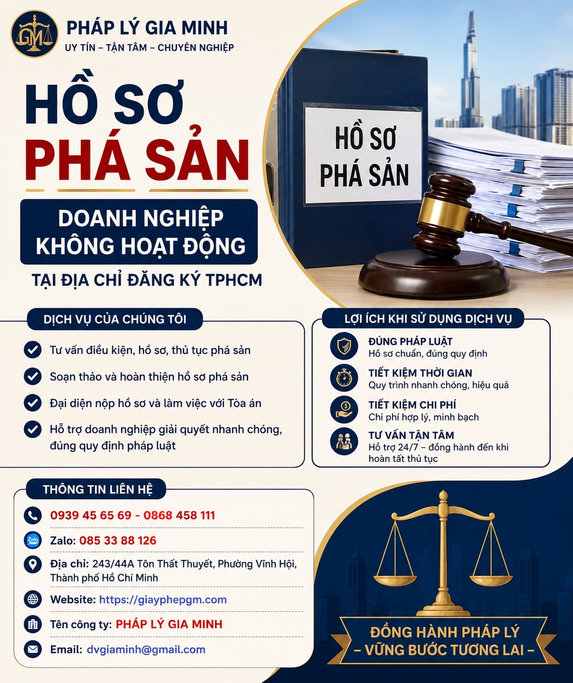 Hồ Sơ Phá Sản Doanh Nghiệp Không Hoạt Động Tại TPHCM – Hướng Dẫn Chuẩn Bị Và Xử Lý Theo Quy Định Pháp Luật