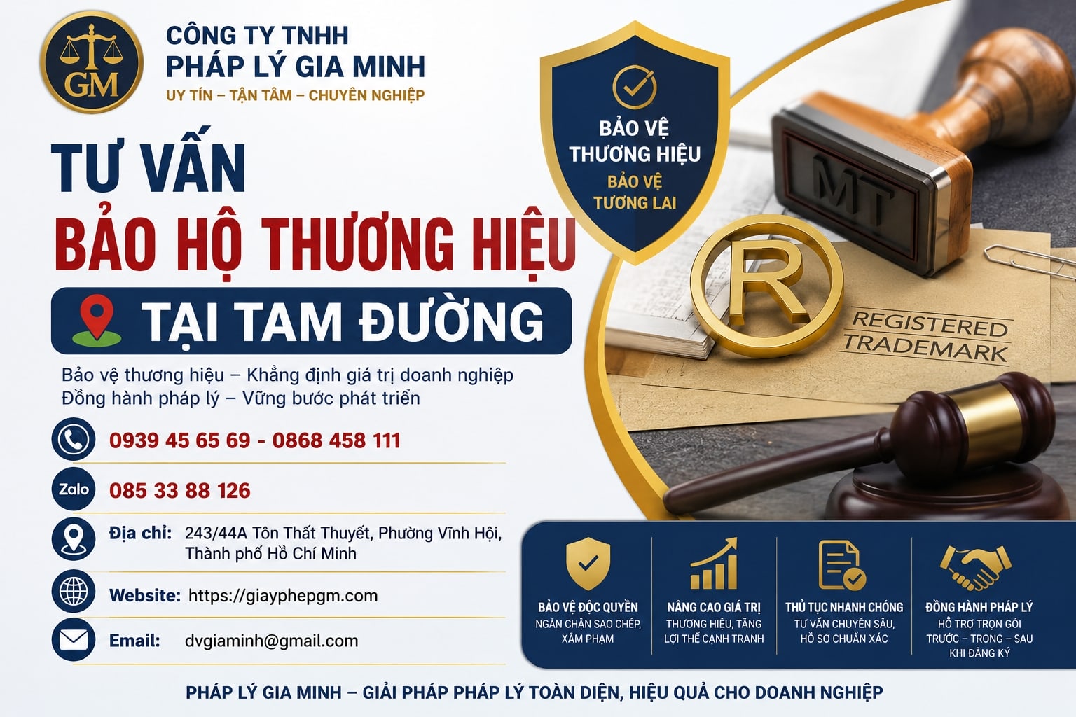 Tư vấn bảo hộ thương hiệu tại Tam Đường