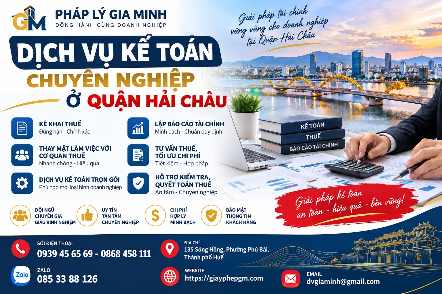 Bảng giá dịch Vụ Kế Toán Chuyên Nghiệp Ở Quận Hải Châu