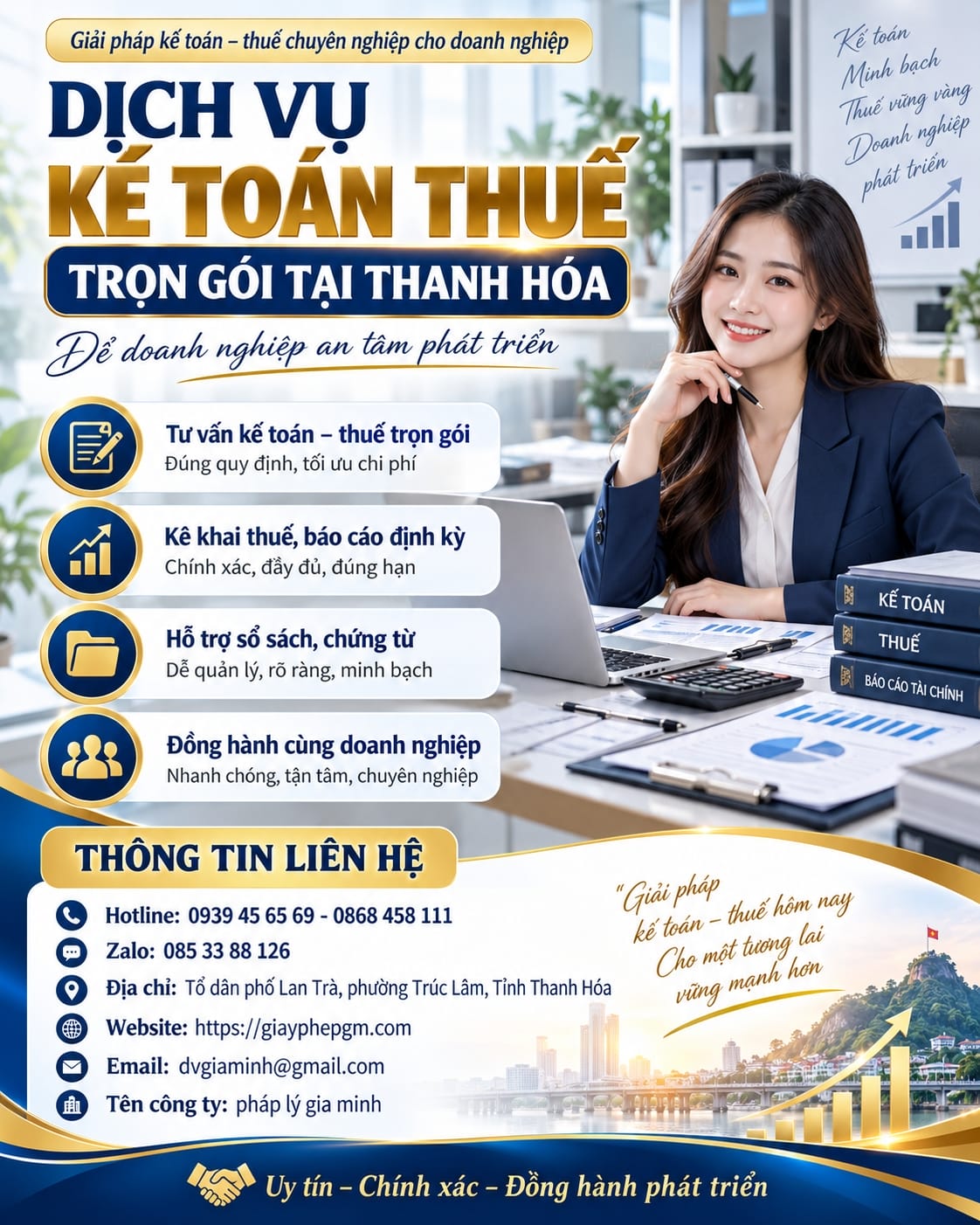 Bảng giá dịch Vụ Kế Toán Thuế Trọn Gói Tại Thanh Hóa Bảng giá dịch Vụ Kế Toán Thuế Trọn Gói Tại Thanh Hóa