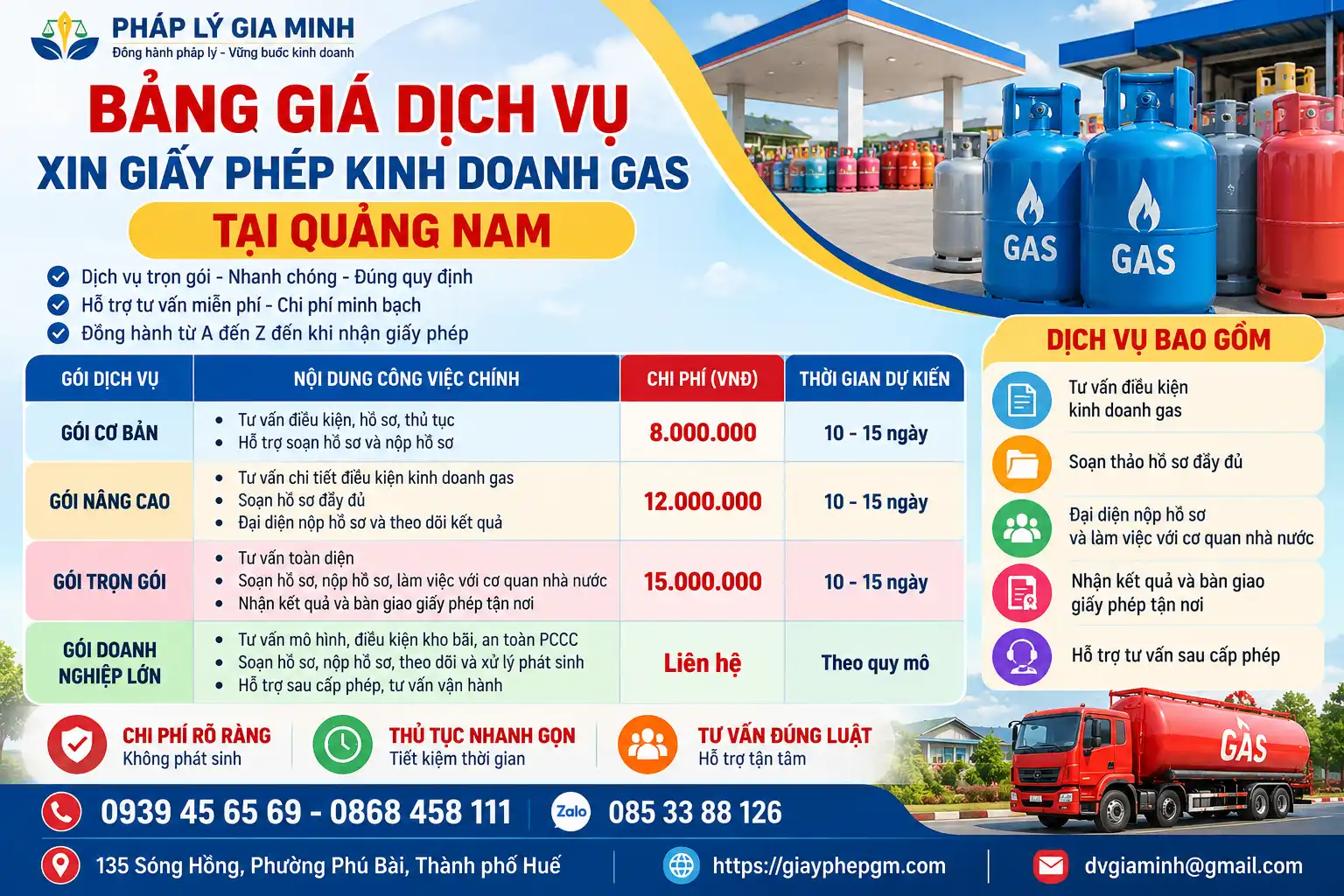 Bảng Giá Giấy Phép Kinh Doanh Gas Quảng Nam Bảng Giá Giấy Phép Kinh Doanh Gas Quảng Nam