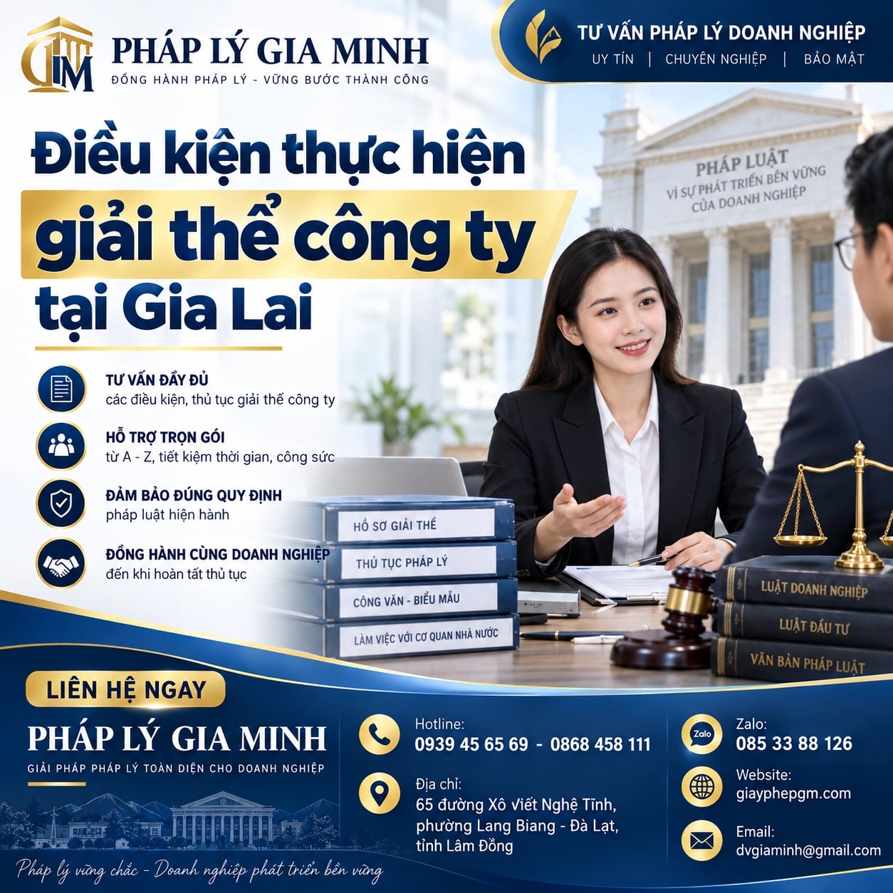 Điều kiện thực hiện giải thể công ty tại Gia Lai Điều kiện thực hiện giải thể công ty tại Gia Lai