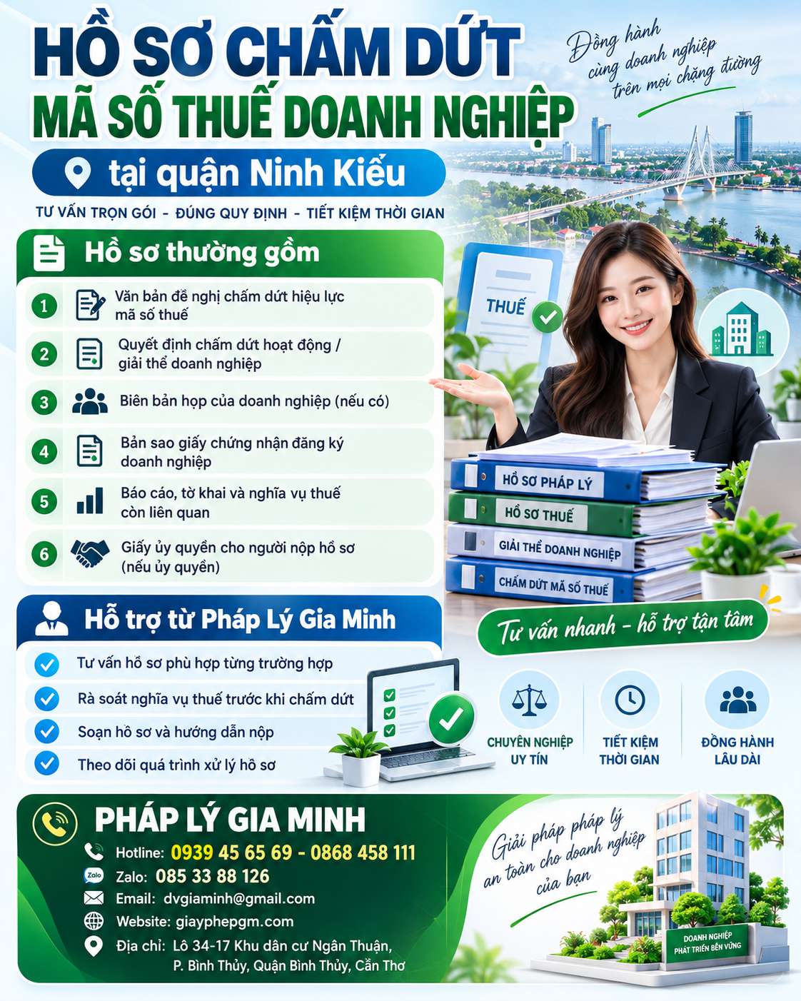 Hồ sơ chấm dứt mã số thuế doanh nghiệp tại quận Ninh Kiều Hồ sơ chấm dứt mã số thuế doanh nghiệp tại quận Ninh Kiều