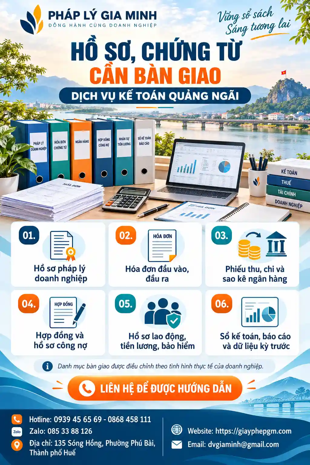 Hồ Sơ Chứng Từ Kế Toán Cần Bàn Giao Tại Quảng Ngãi