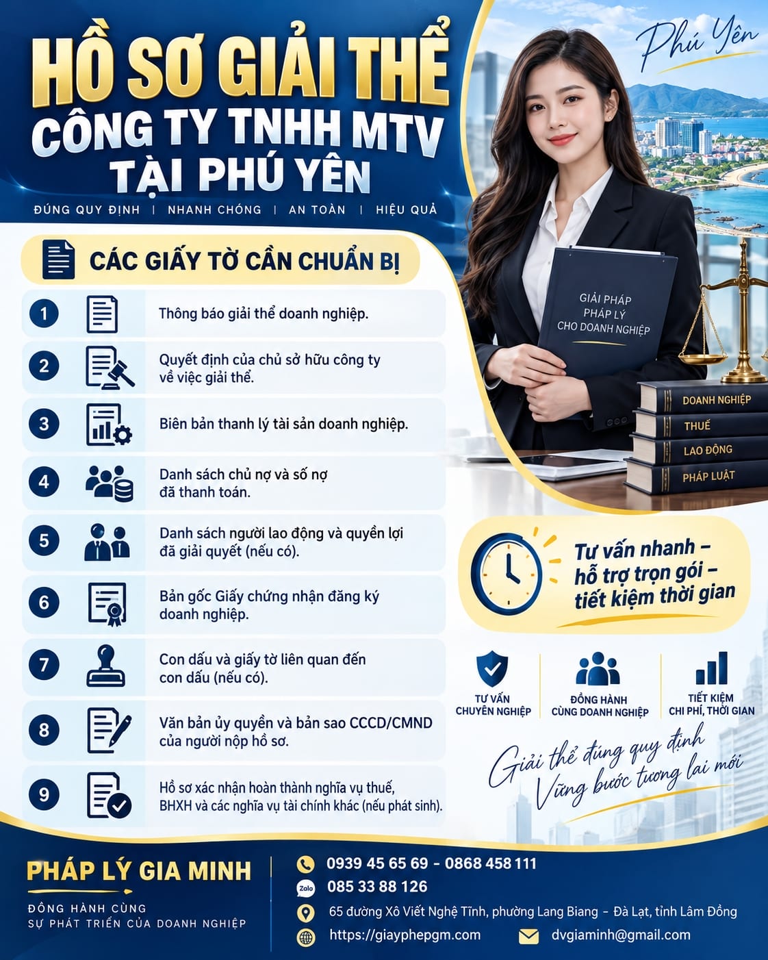 Hồ sơ giải thể công ty TNHH MTV tại Phú Yên Hồ sơ giải thể công ty TNHH MTV tại Phú Yên