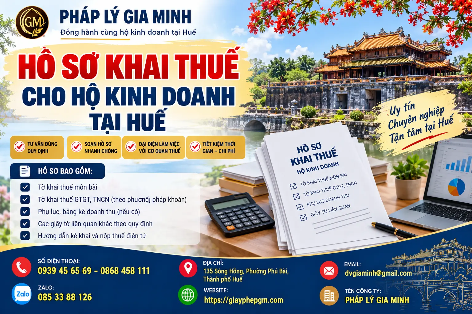 Hồ Sơ Khai Thuế Cho Hộ Kinh Doanh Tại Huế