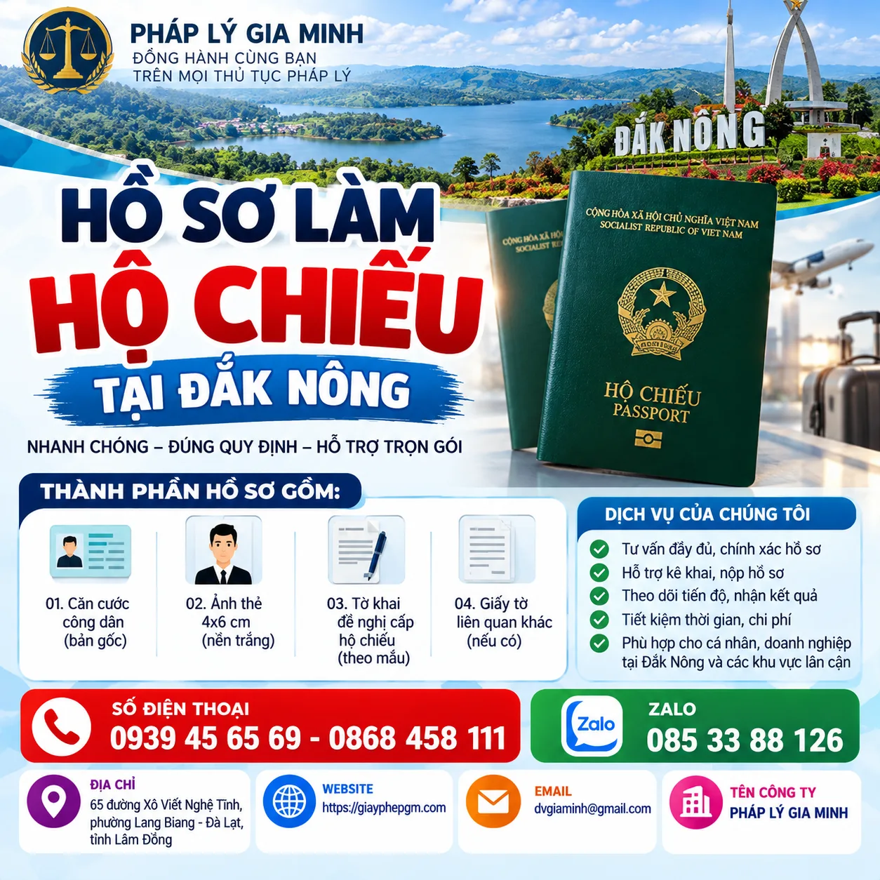 Hồ Sơ Làm Hộ Chiếu Tại Đắk Nông