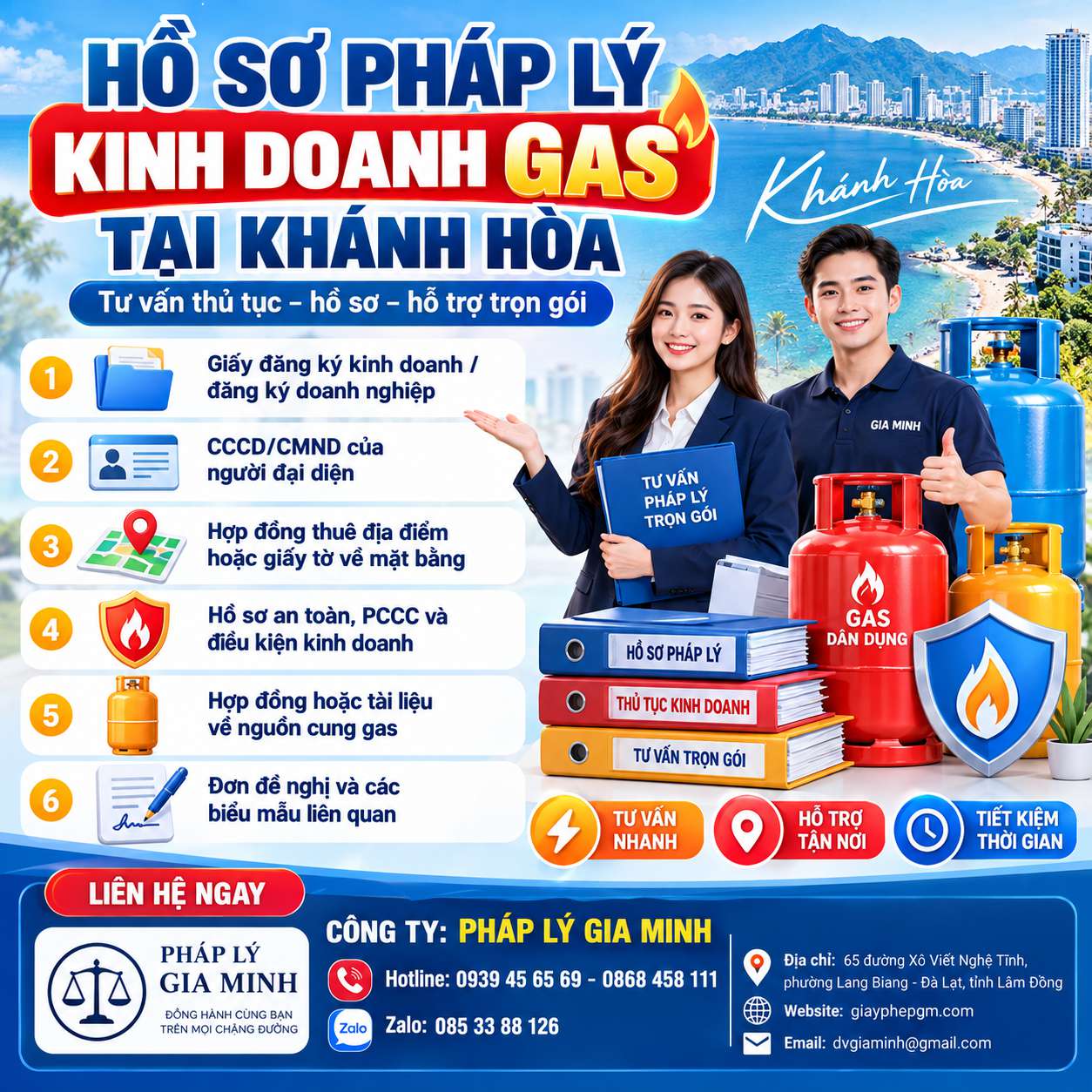 Hồ sơ pháp lý kinh doanh gas tại Khánh Hòa Hồ sơ pháp lý kinh doanh gas tại Khánh Hòa