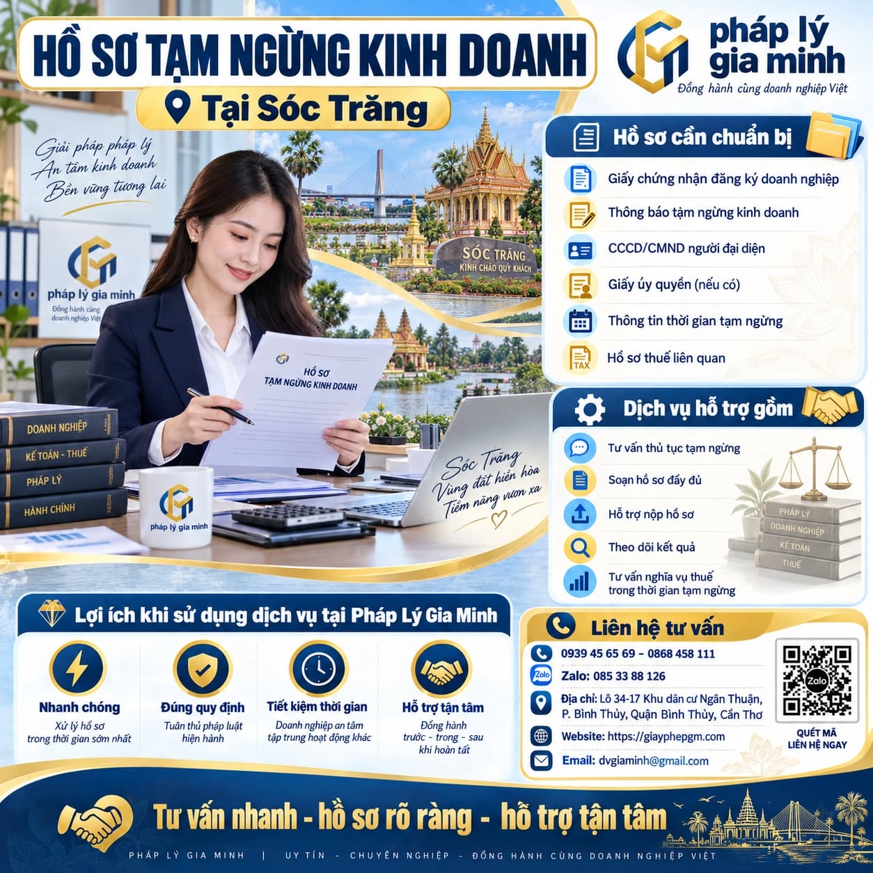 Hồ Sơ Tạm Ngừng Kinh Doanh Tại Sóc Trăng