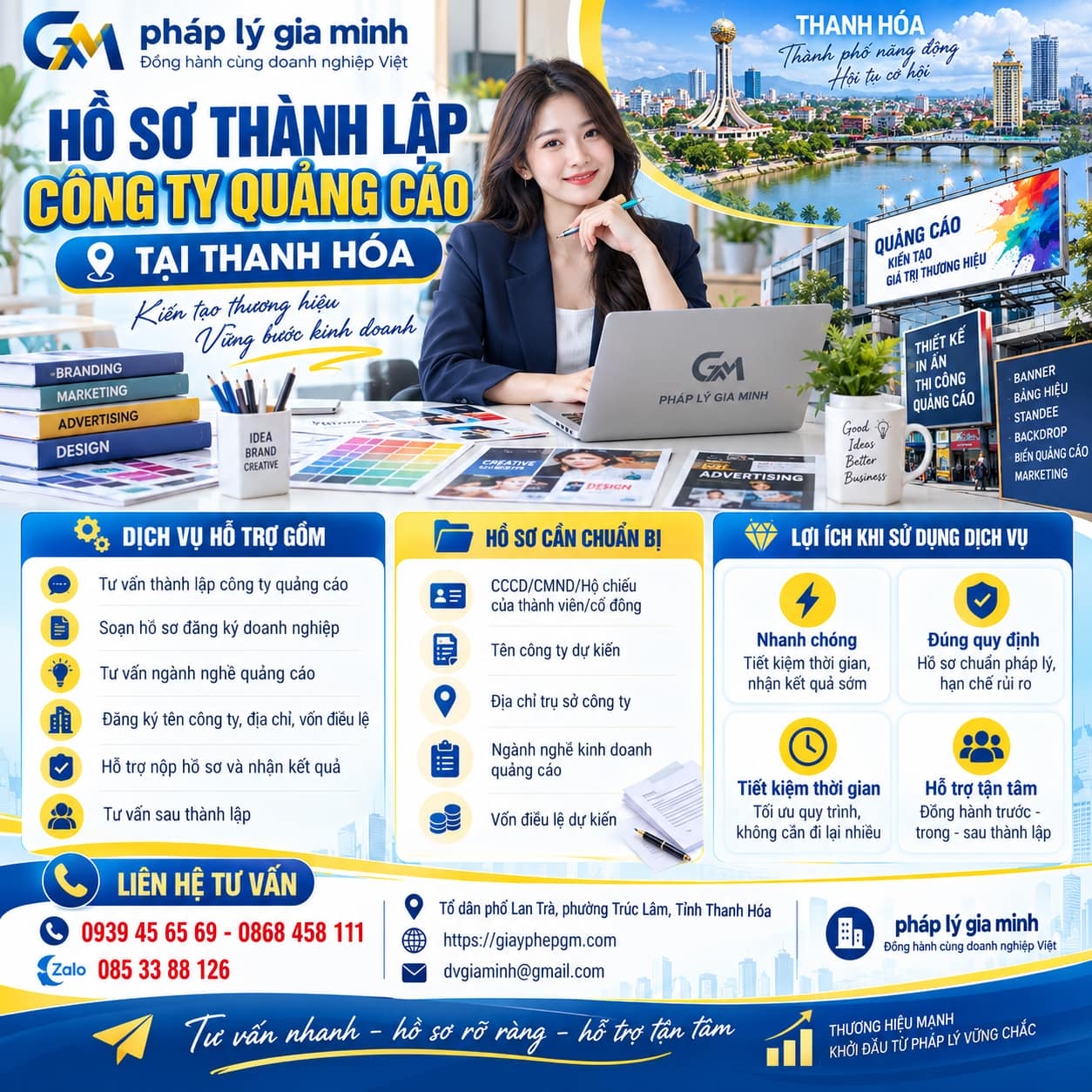 Hồ Sơ Thành Lập Công Ty Quảng Cáo Tại Thanh Hóa