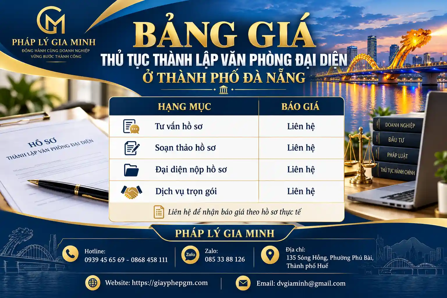 Hồ Sơ Thành Lập Văn Phòng Đại Diện Tại Đà Nẵng