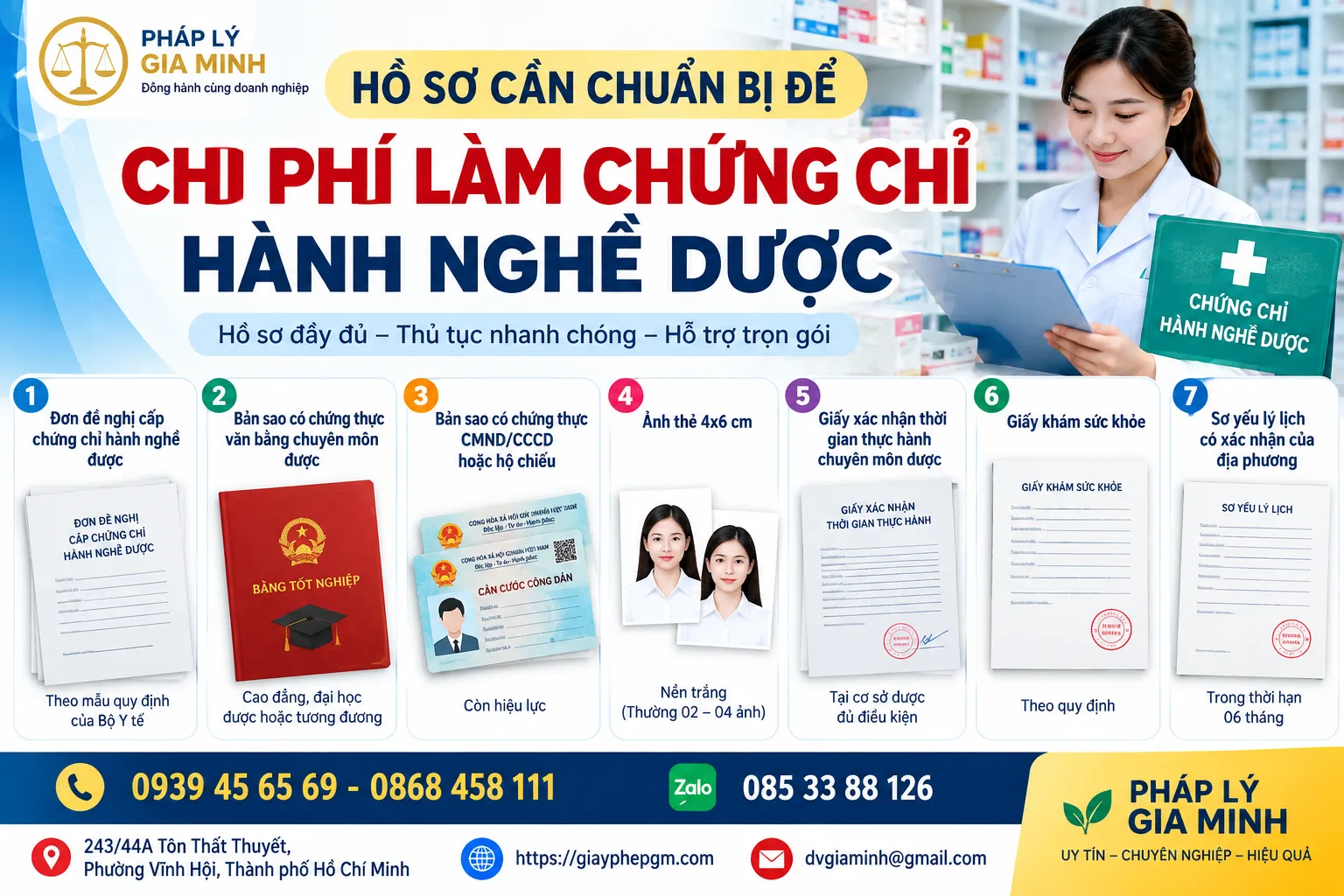 Hồ Sơ Xin Chứng Chỉ Hành Nghề Dược