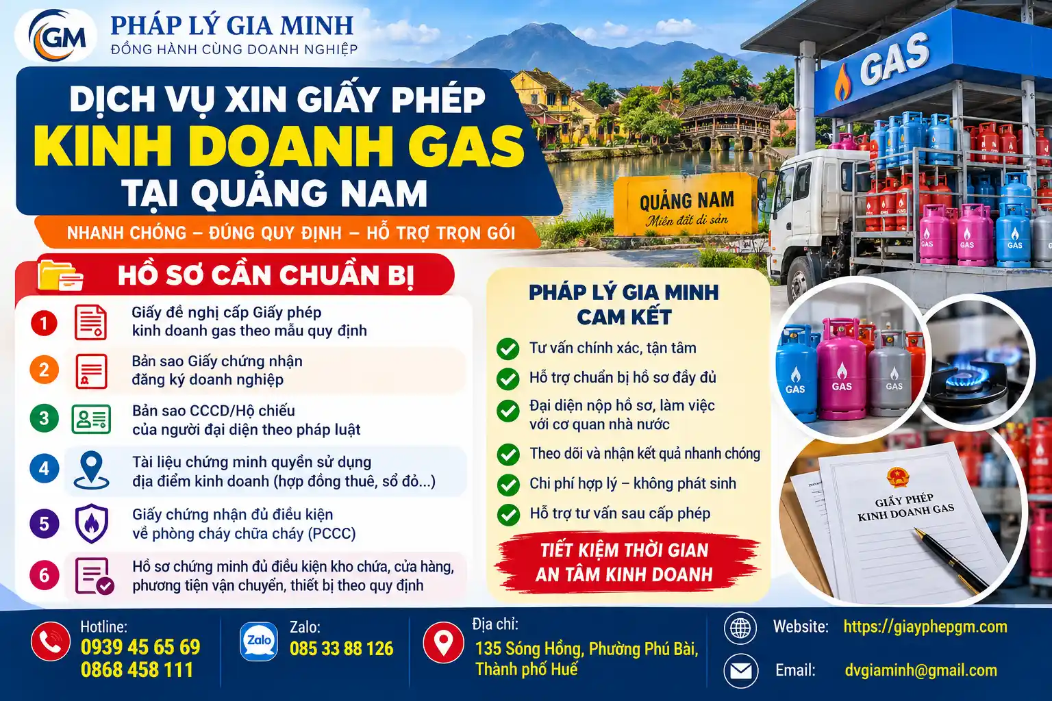 Hồ Sơ Xin Giấy Phép Kinh Doanh Gas Quảng Nam Hồ Sơ Xin Giấy Phép Kinh Doanh Gas Quảng Nam