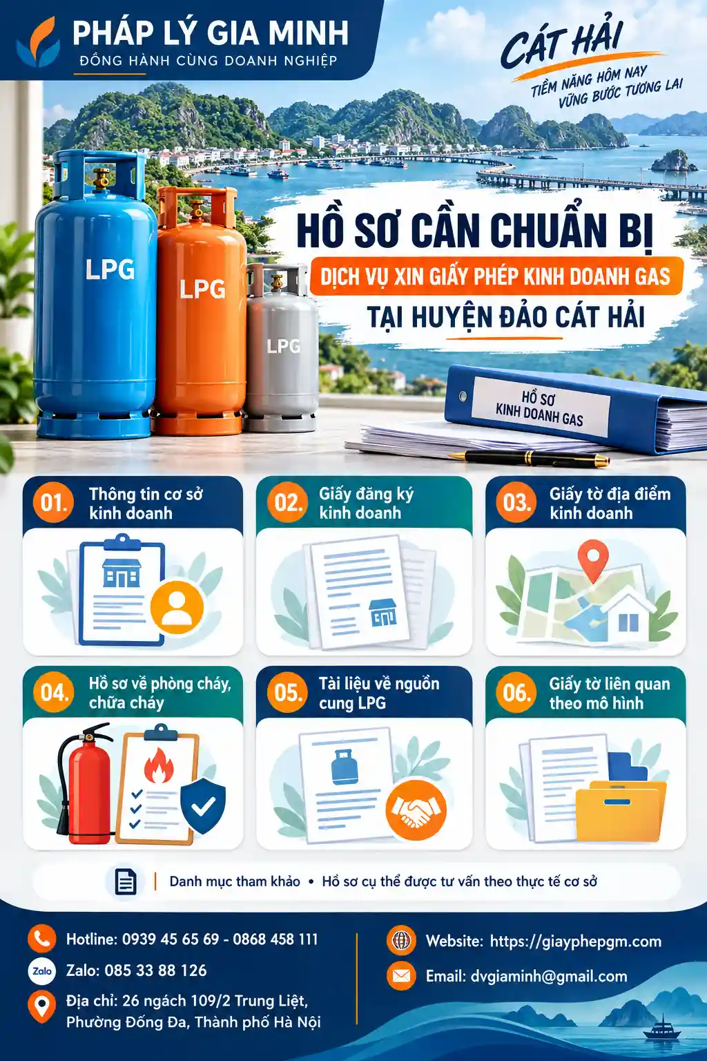 Hồ Sơ Xin Giấy Phép Kinh Doanh Gas Tại Cát Hải