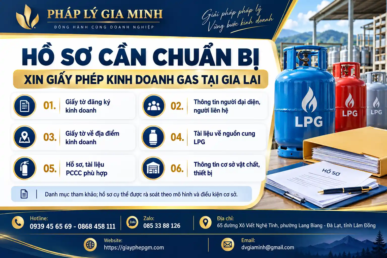 Hồ Sơ Xin Giấy Phép Kinh Doanh Gas Tại Gia Lai