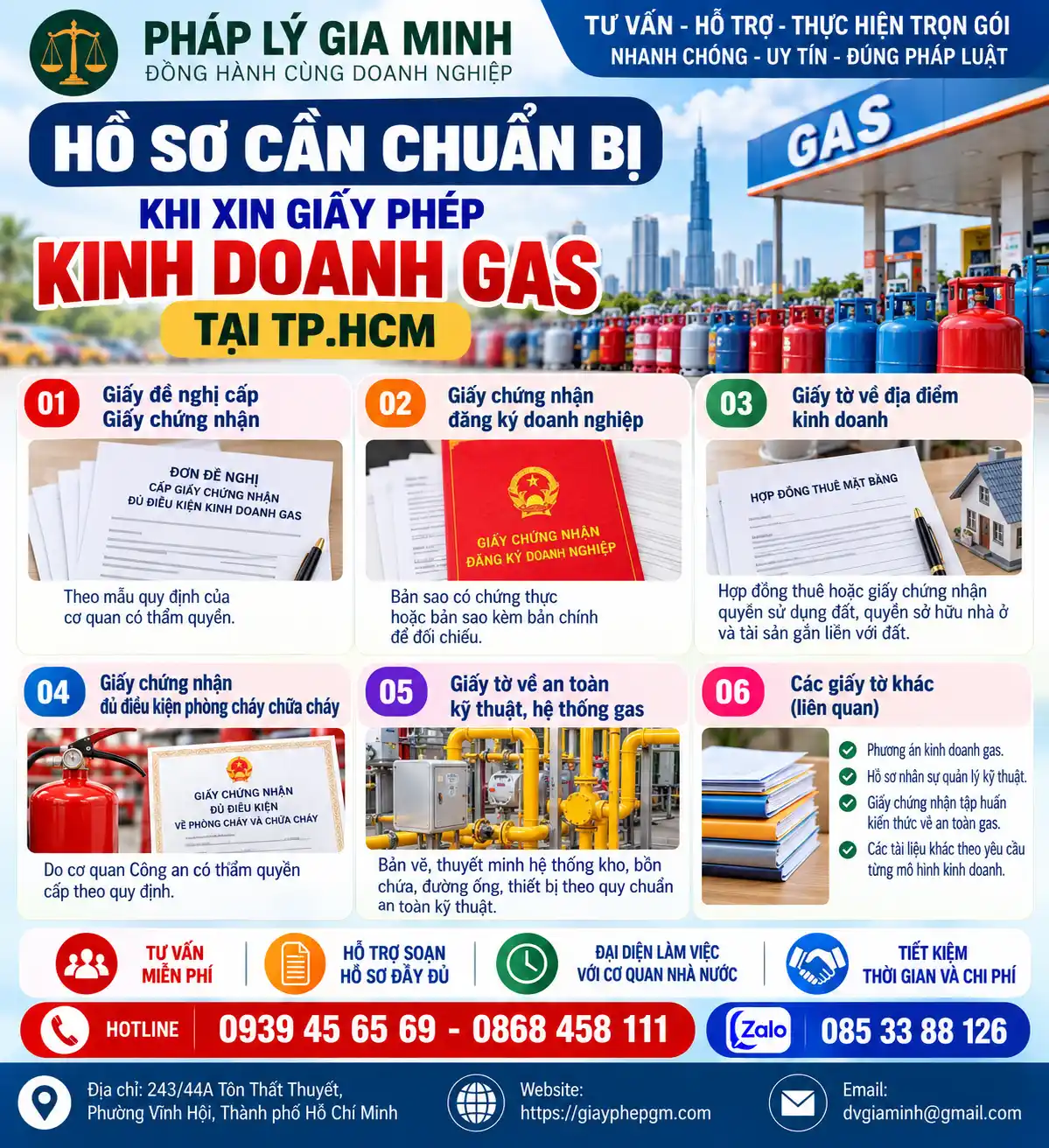 Hồ Sơ Xin Giấy Phép Kinh Doanh Gas TPHCM Hồ Sơ Xin Giấy Phép Kinh Doanh Gas TPHCM