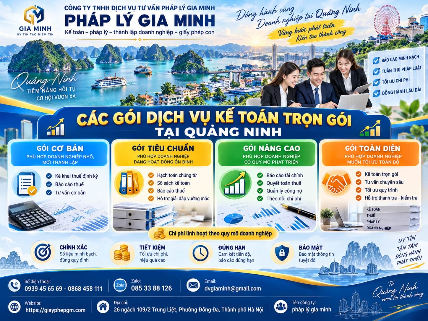 Kinh nghiệm lựa chọn dịch vụ Kế Toán Trọn Gói Tại Quảng Ninh