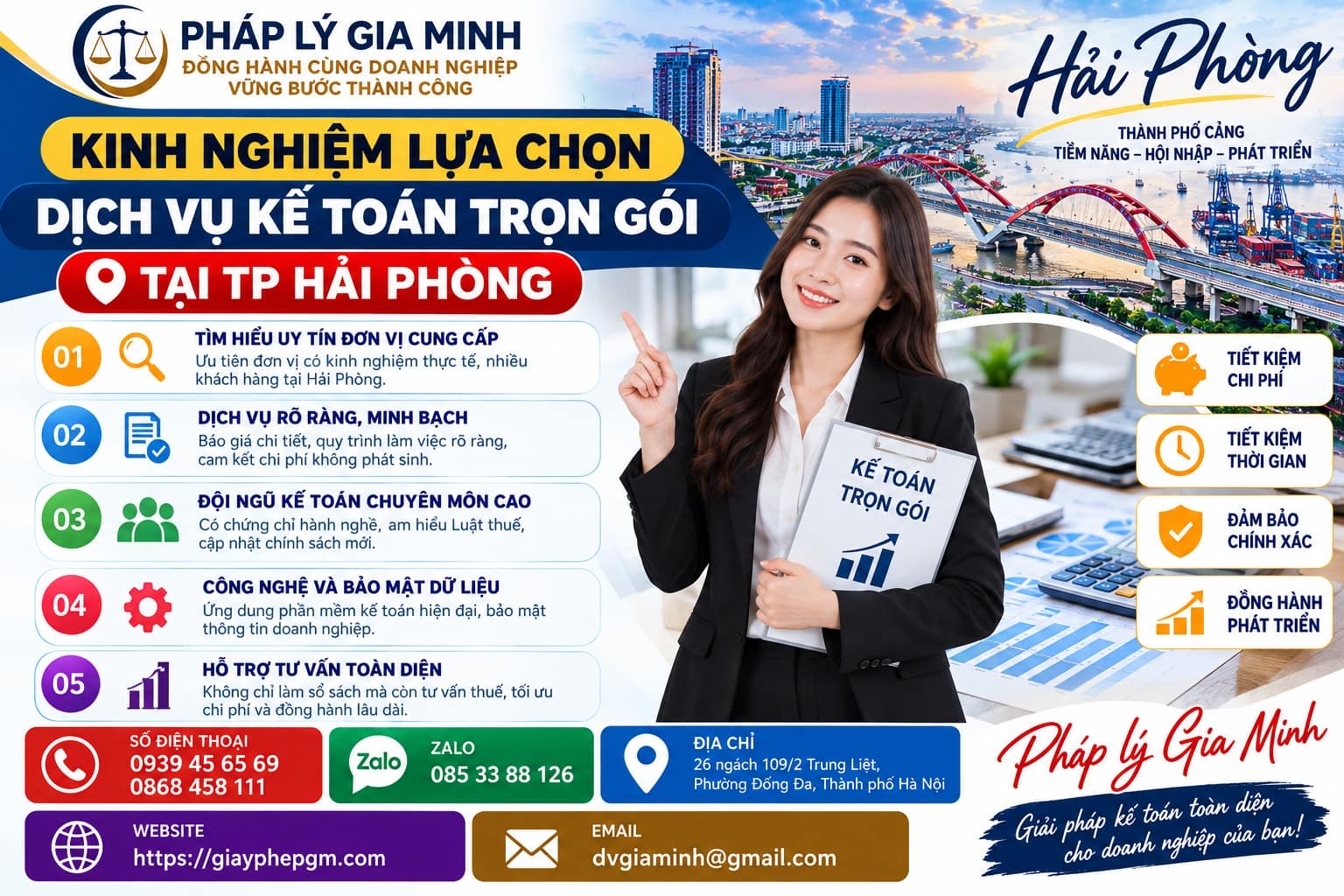 Kinh nghiệm lựa chọn dịch vụ Kế Toán Trọn Gói Tại TP Hải Phòng