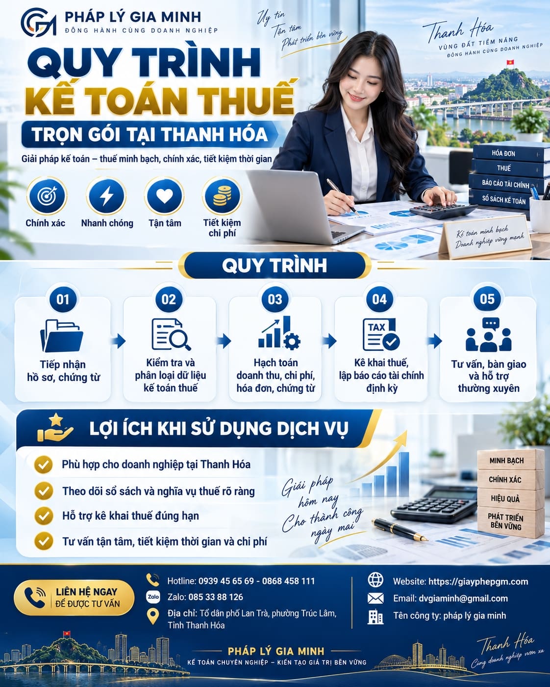 Lợi ích dịch vụ kế toán thuế tại Thanh Hóa Lợi ích dịch vụ kế toán thuế tại Thanh Hóa