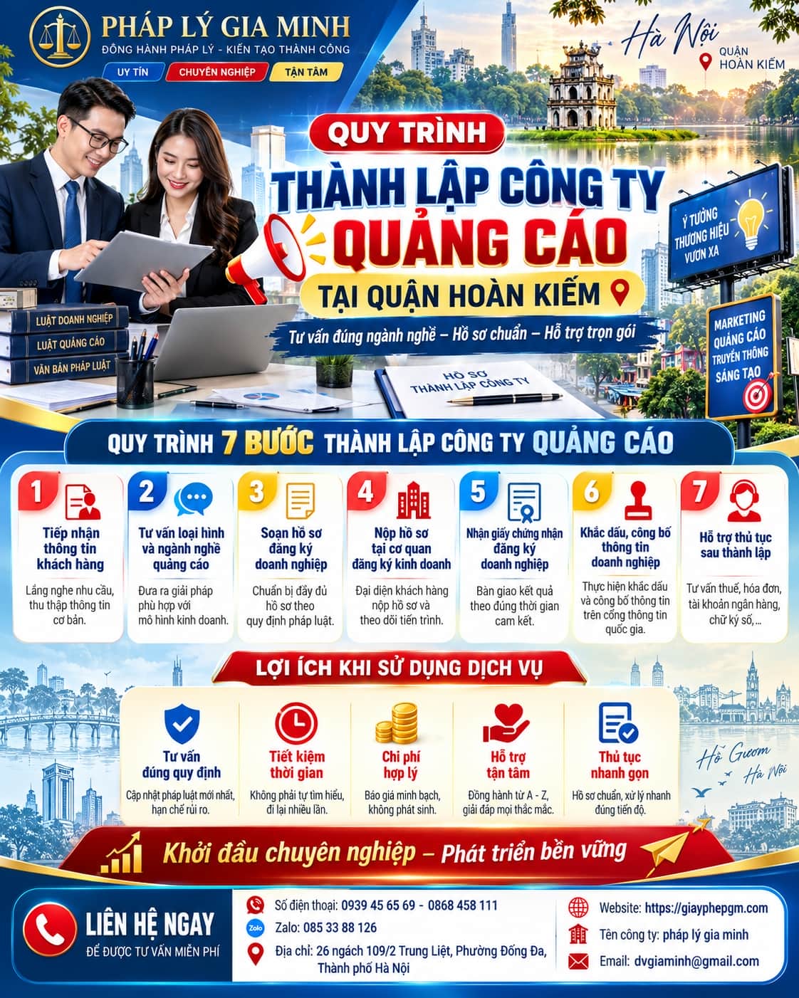 Quy Trình Thành Lập Công Ty Quảng Cáo Tại Quận Hoàn Kiếm Quy Trình Thành Lập Công Ty Quảng Cáo Tại Quận Hoàn Kiếm